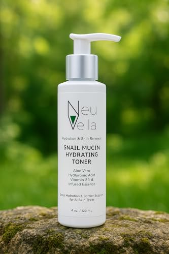 Neu Vella Snail Mucin Hydrating Toner – Hyaluronic Acid & Vitamin B5