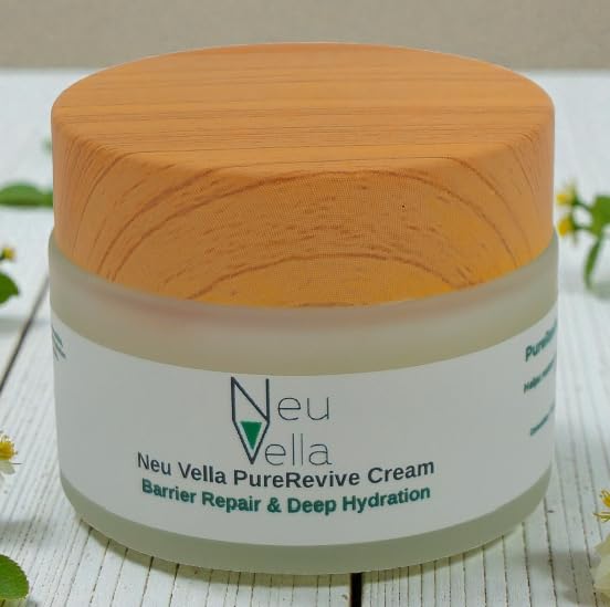 Neu Vella PureRevive Cream-Deep daily barrier repair + glow + hydration-1.0 oz
