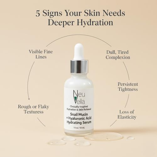 Neu Vella Snail Mucin + Hyaluronic Hydrating Serum